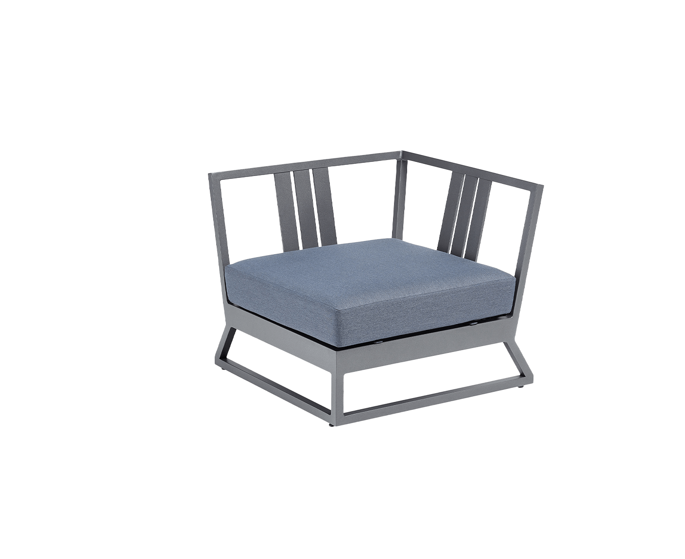 Kettler Gartenlounge Ocean Skid Platform Gartenlounge 218 cm Brisa / Anthrazit