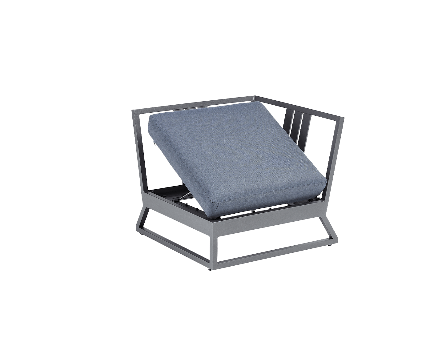 Kettler Gartenlounge Ocean Skid Platform Gartenlounge 218 cm Brisa / Anthrazit