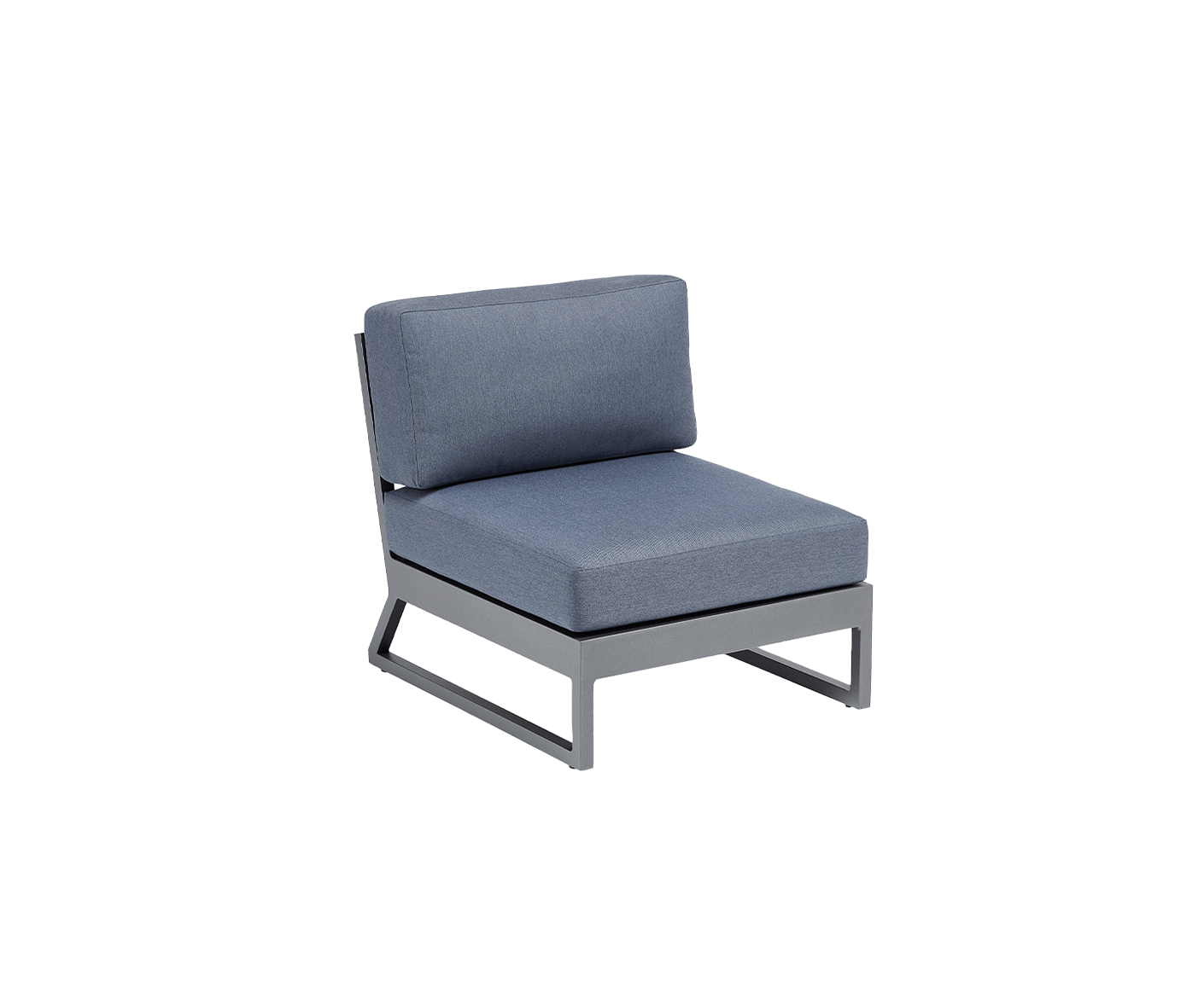 Kettler Gartenlounge Ocean Skid Platform Lounge 260 cm Brisa / Anthrazit