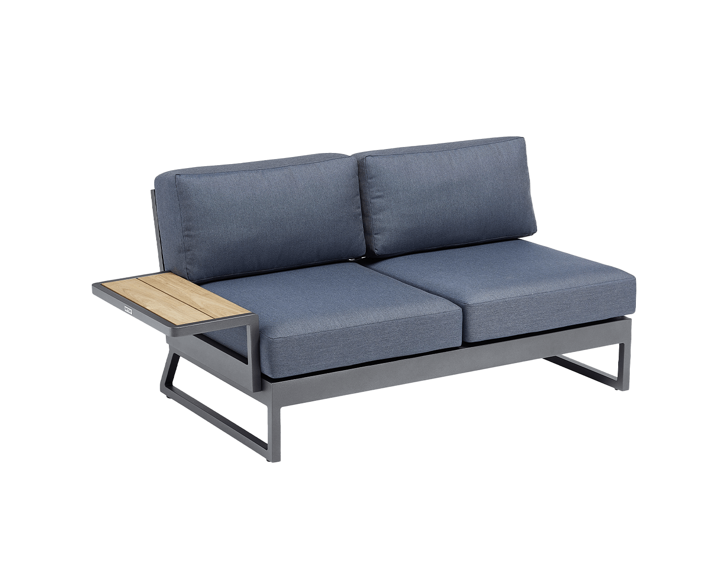 Kettler Ocean Skid Platform Gartenlounge Ecklounge mit Tisch Brisa / Anthrazit Matt