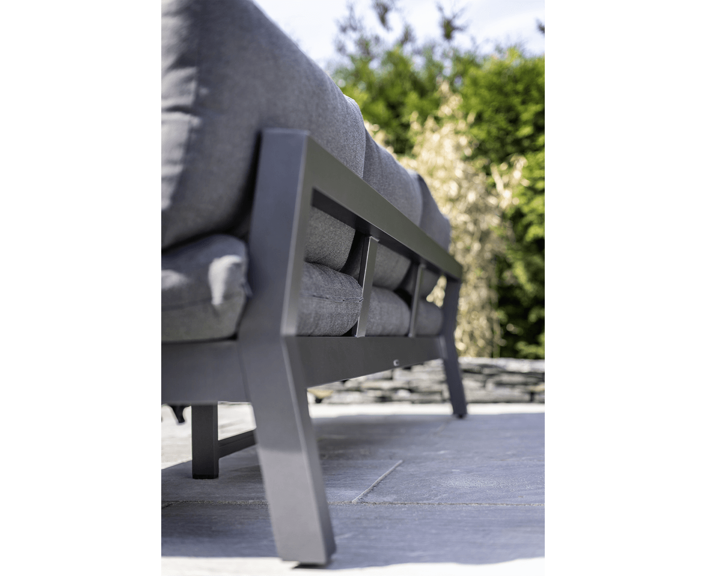 Kettler Gartenlounge Comfort Loungeset Outdoorsofa 6-teilig Anthrazit / Graphit