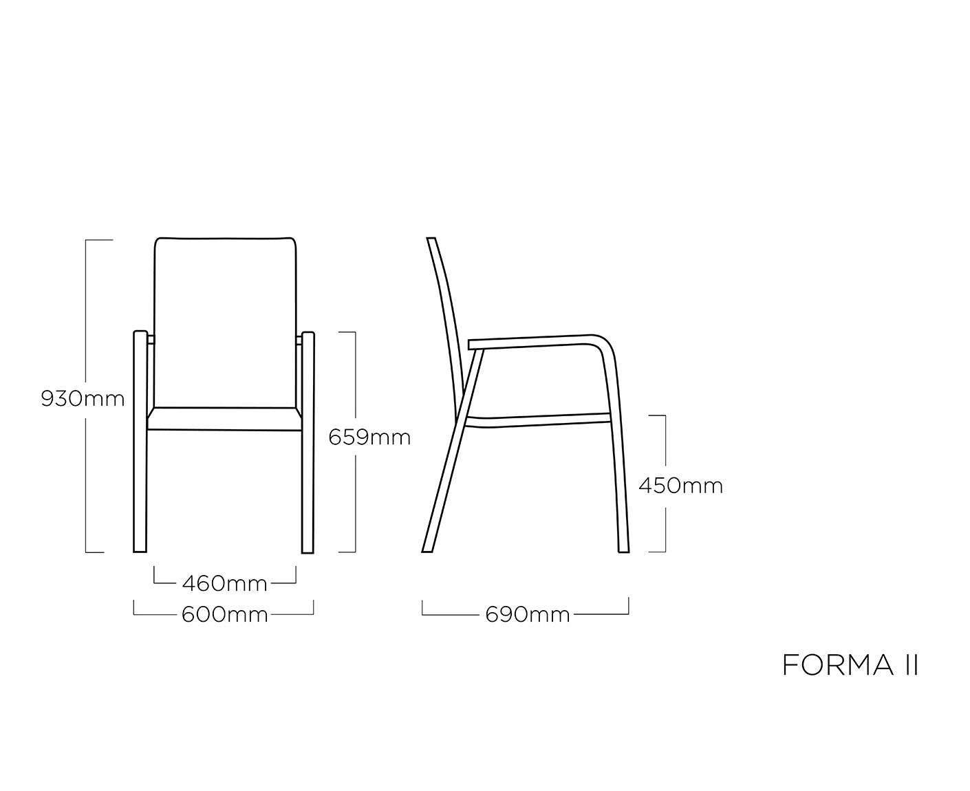 Kettler Forma II Stapelsessel
