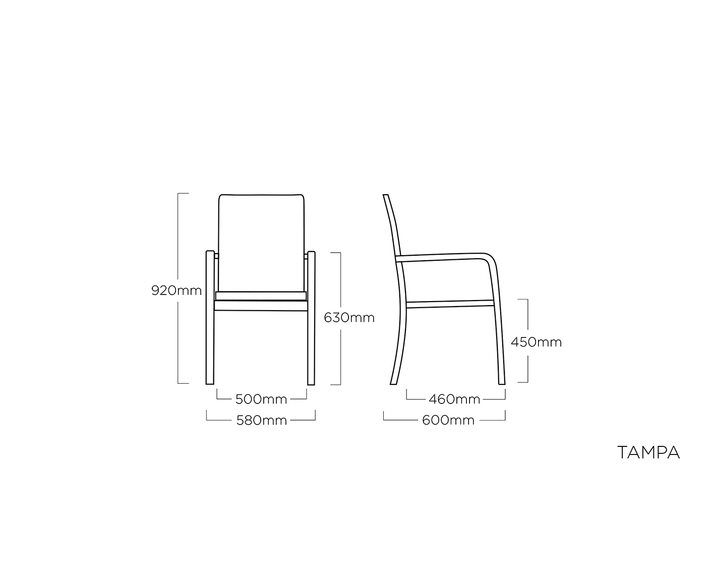 Kettler Gartenmöbelset 5-teilig, Tampa Stapelsessel, Gartentisch Cubic Ausziehtisch 140/210 x 70 cm Silber/ Anthrazit