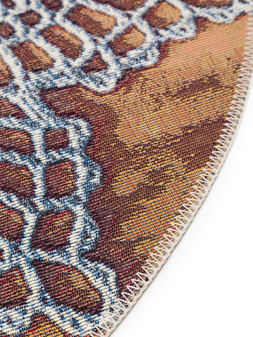 In- & Outdoor Teppich rund Kenya Ø 160 cm rund Bunt