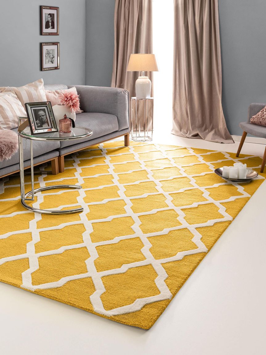 Wollteppich Windsor Gelb
