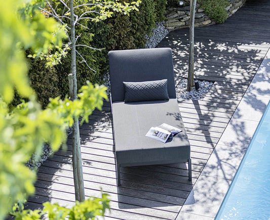 Kettler Pure Sonnenliege Anthrazit / Sunbrella