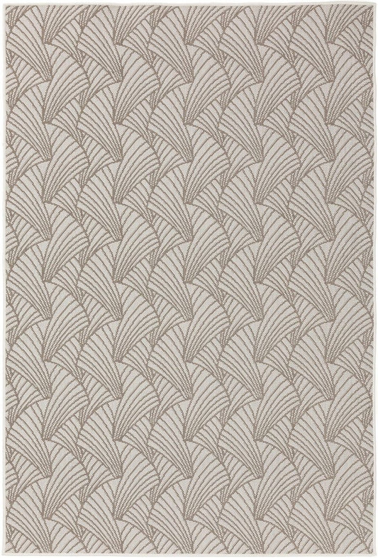 In- & Outdoor Teppich Nillo Grau / Taupe