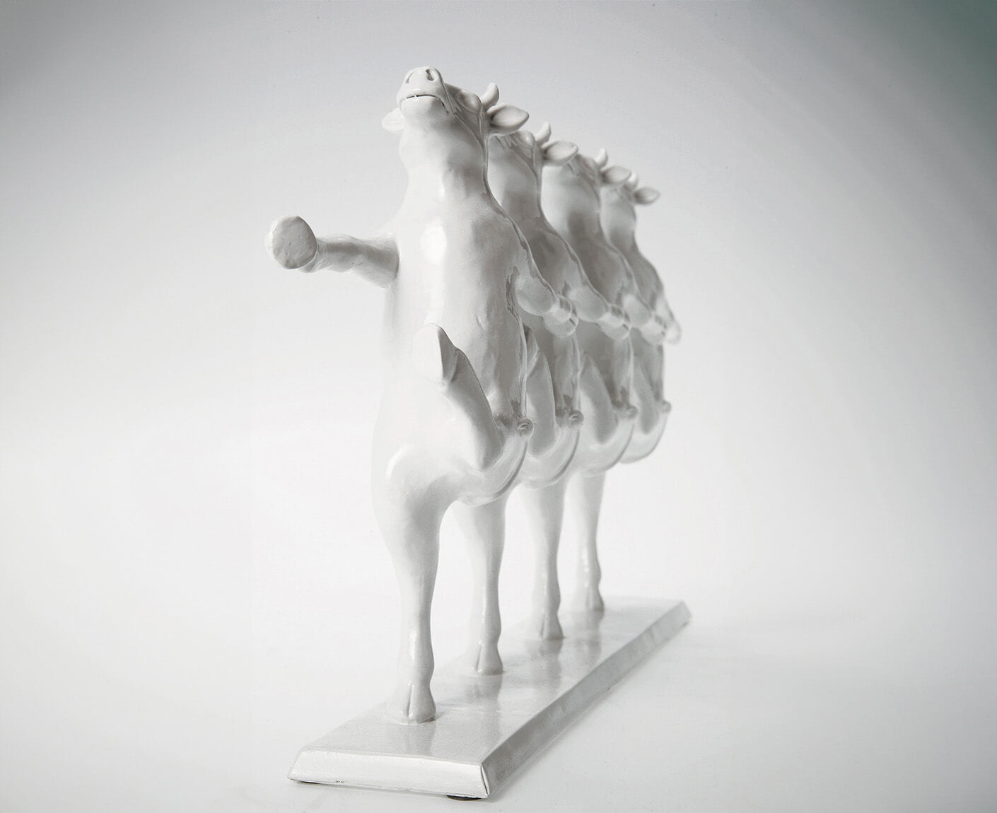 Deko Figur Dancing Cows 23 cm