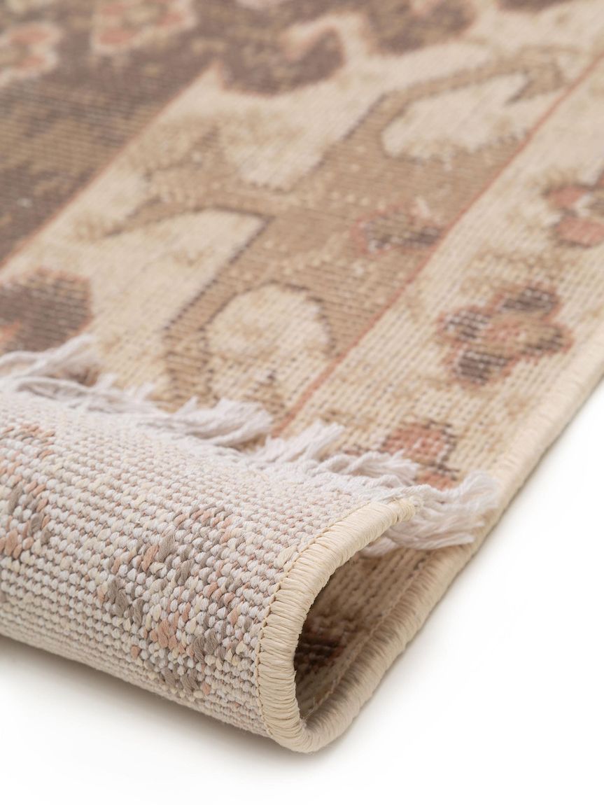 Teppich Folk Beige / Grau