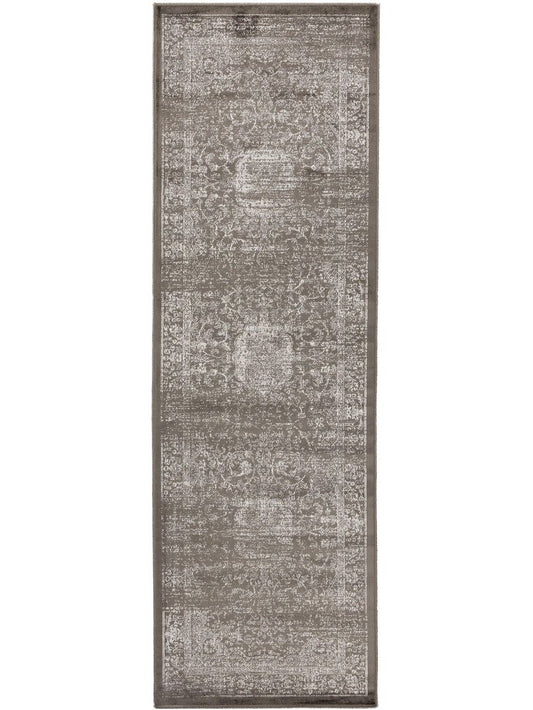 Viskoseteppich Läufer Elling 67x210 cm Taupe