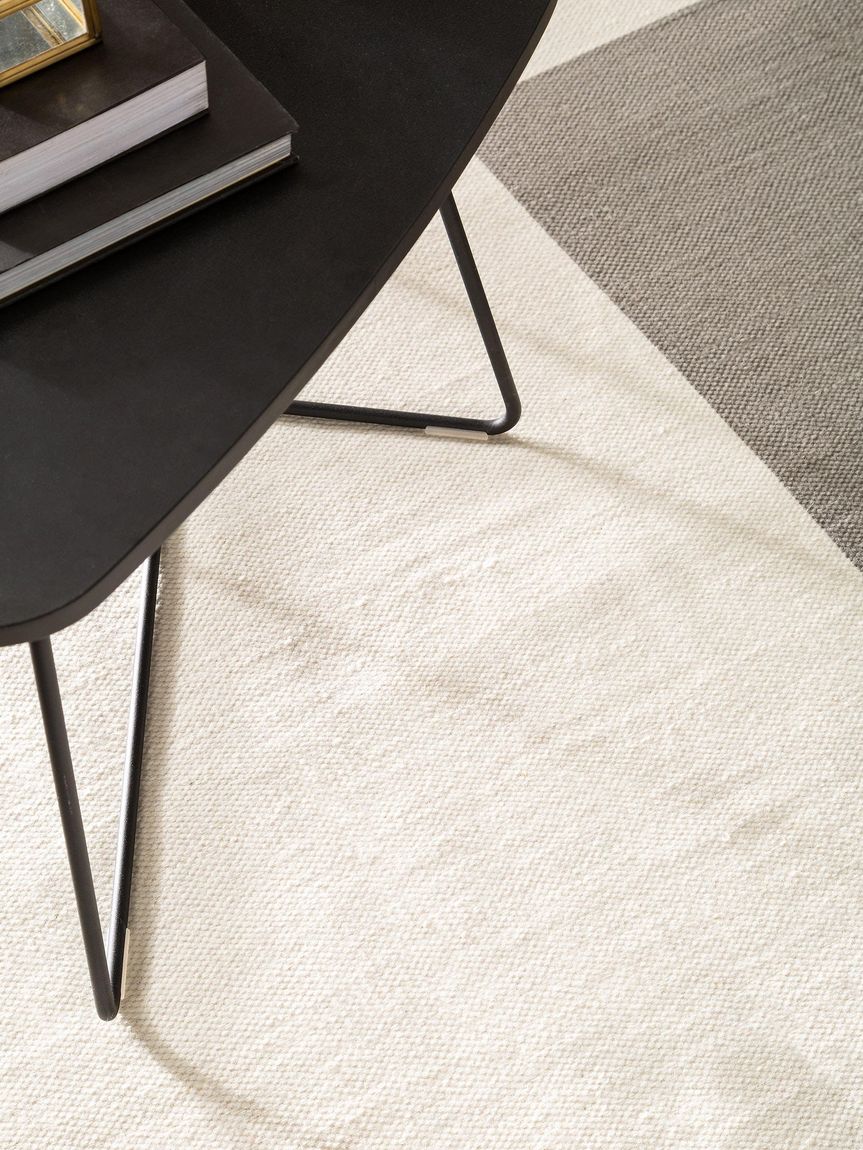 Wollteppich Neo Creame / Grau