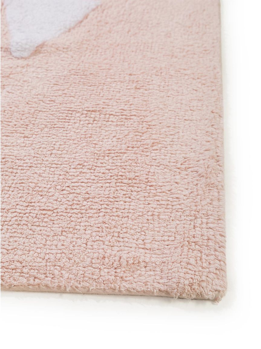 Waschbarer Kinderteppich Inka 150x150 cm Rosa