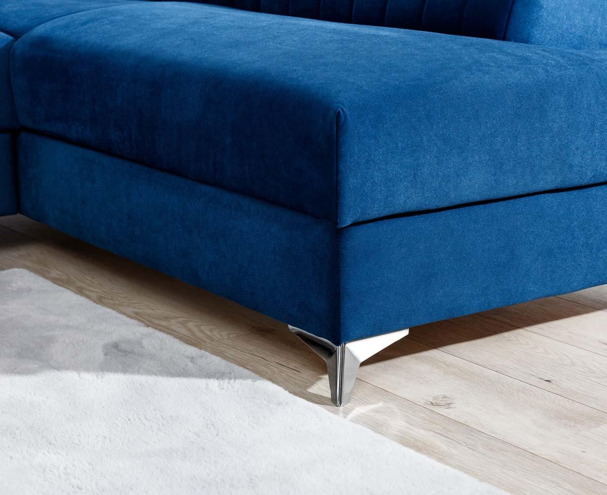 Laurence Ecksofa 278 x 205 cm Dunkelgrau (Webstoff - Paros)
