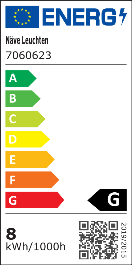 Lima Pendelleuchte LED Ø15cm Weiß - Voelpe