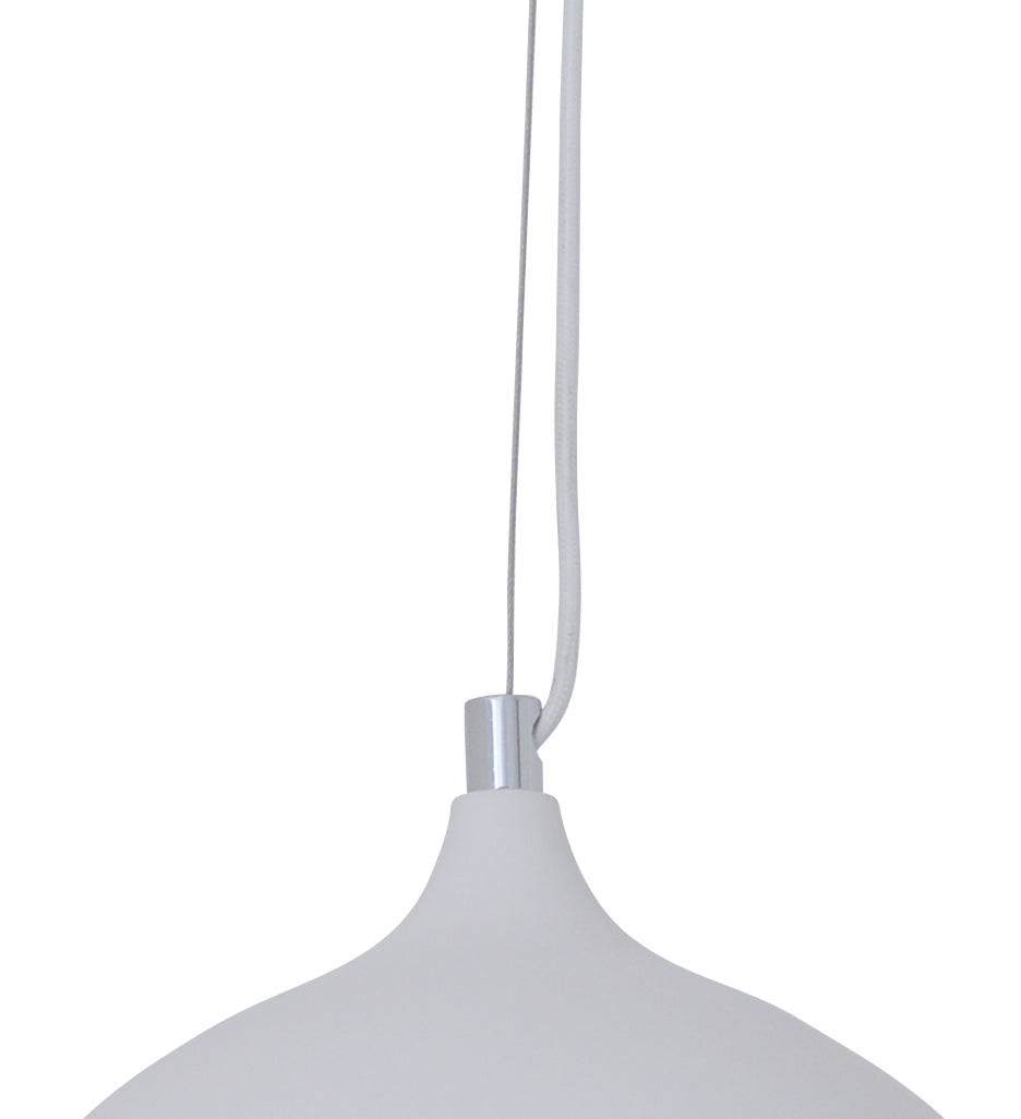 Cusco Pendelleuchte LED Ø25cm Silber - Voelpe