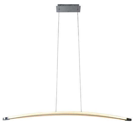 Bow Pendelleuchte LED 100x11cm Chrom - Voelpe