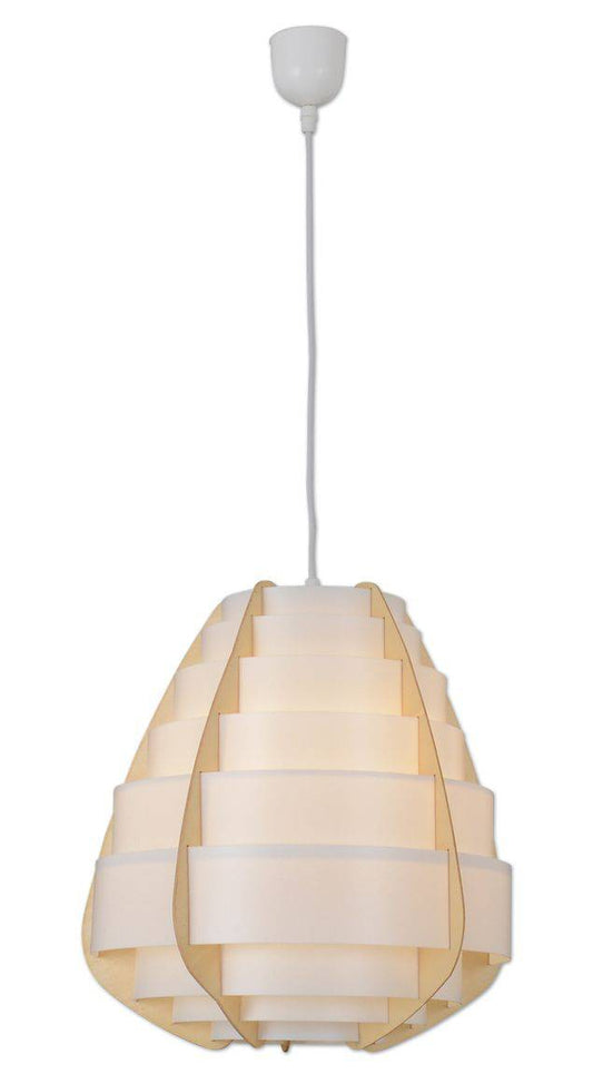 Malmö Pendelleuchte E27 Ø37cm Beige - Voelpe