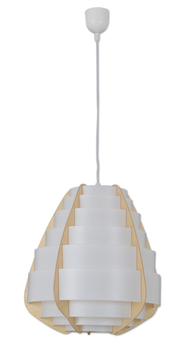 Malmö Pendelleuchte E27 Ø37cm Beige - Voelpe