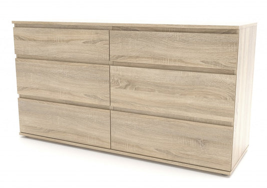 Kommode NOVA Anrichte Sideboard Eiche Struktur