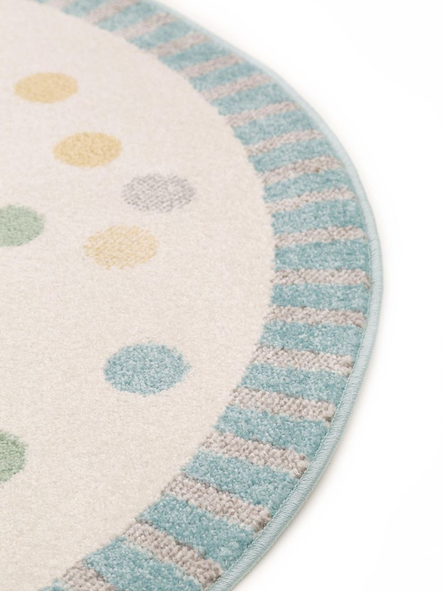 Kinderteppich rund Tommy Ø 120 cm rund Creame