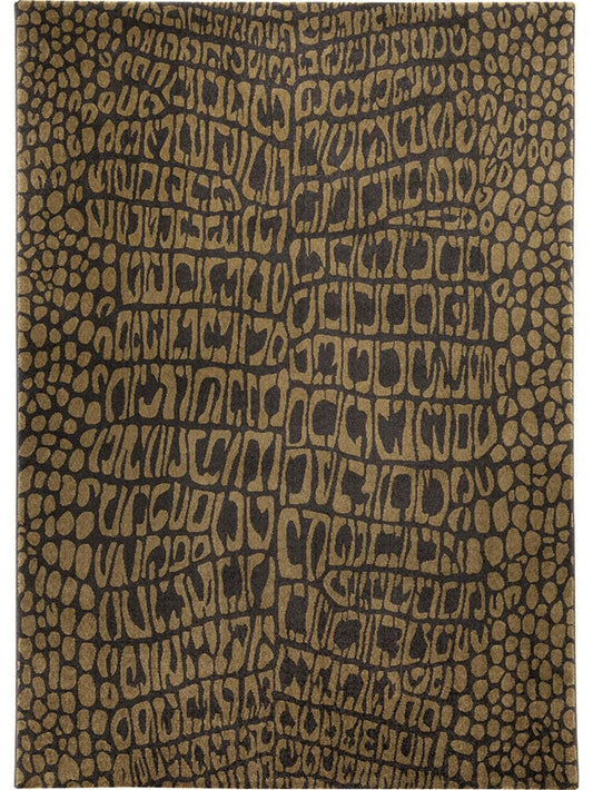 Teppich Croco 133x200 cm Braun