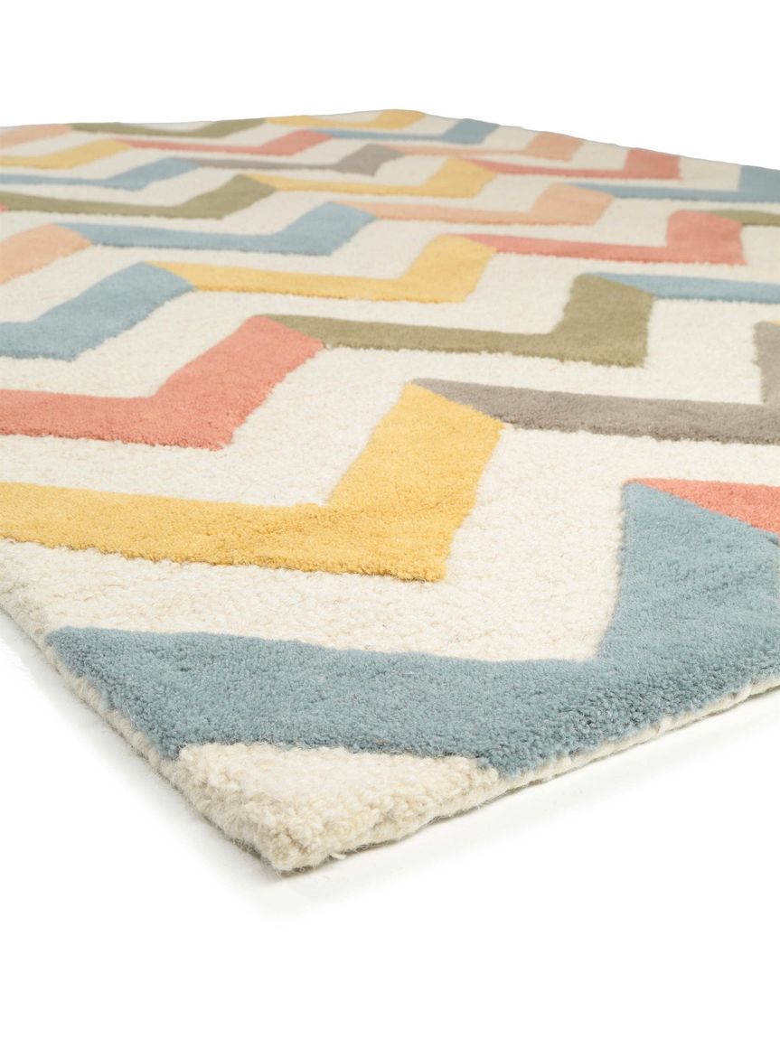 Wollteppich Läufer Windsor 80x240 cm Bunt