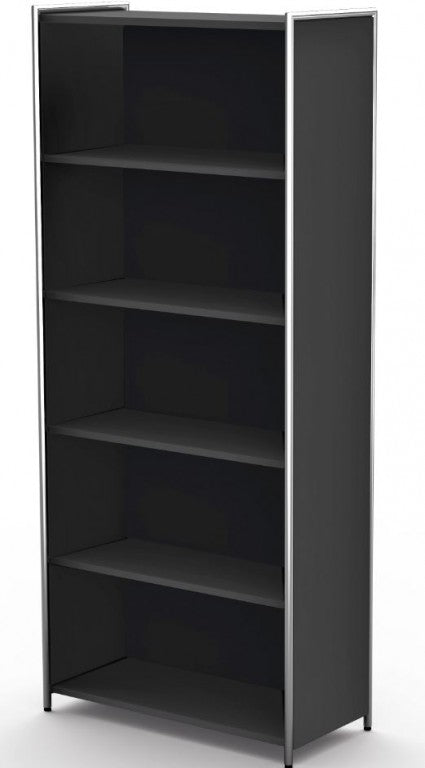 ARTLINE Aktenregal 5OH Büroregal Regal Standregal Anthrazit
