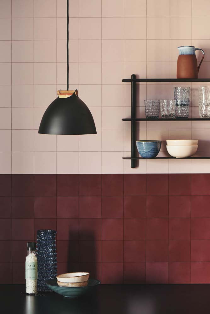 AARHUS Hängelampe Ø24cm E27, schwarz / Holz