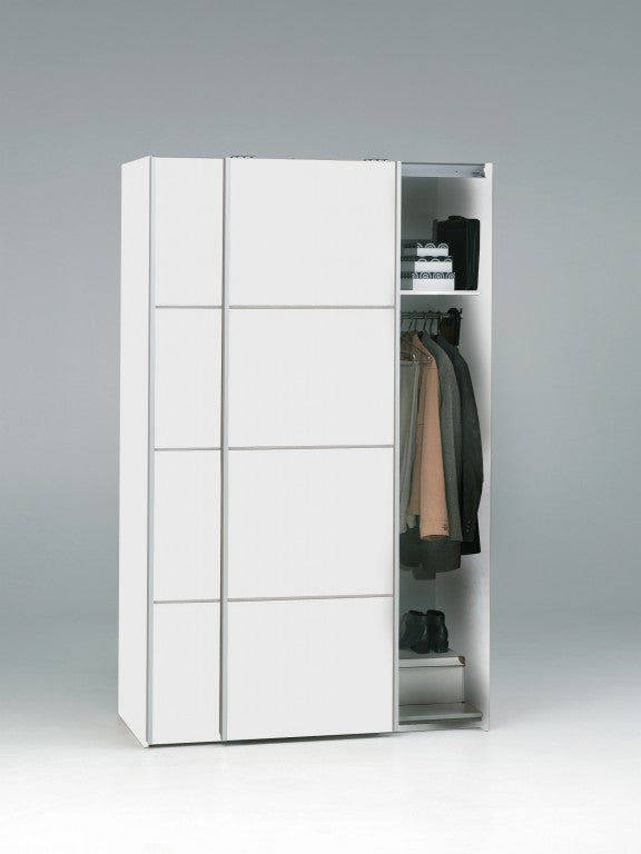 Verona Schiebetürenschrank 122 x 202 cm Weiß