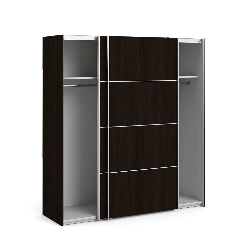 Verona Schiebetürenschrank 182 x 202 cm Kaffee