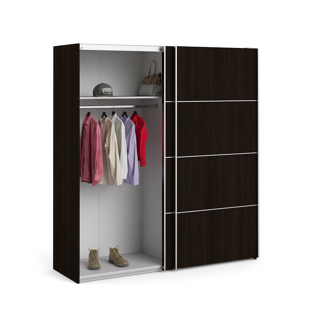 Verona Schiebetürenschrank 182 x 202 cm Kaffee