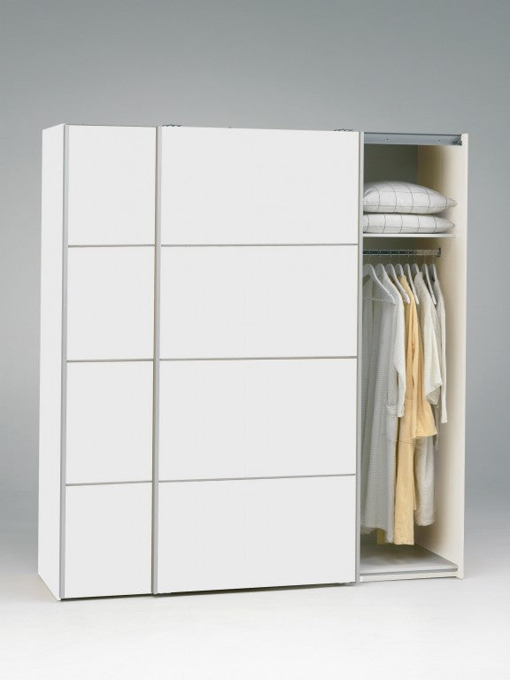 Verona Schiebetürenschrank 182 x 202 cm Weiß