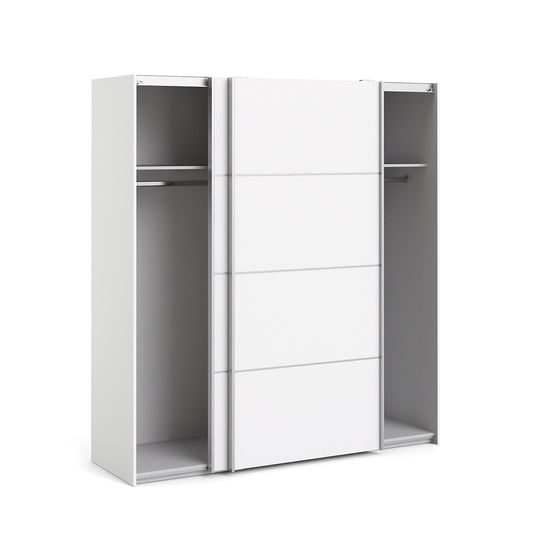 Verona Schiebetürenschrank 182 x 202 cm Weiß