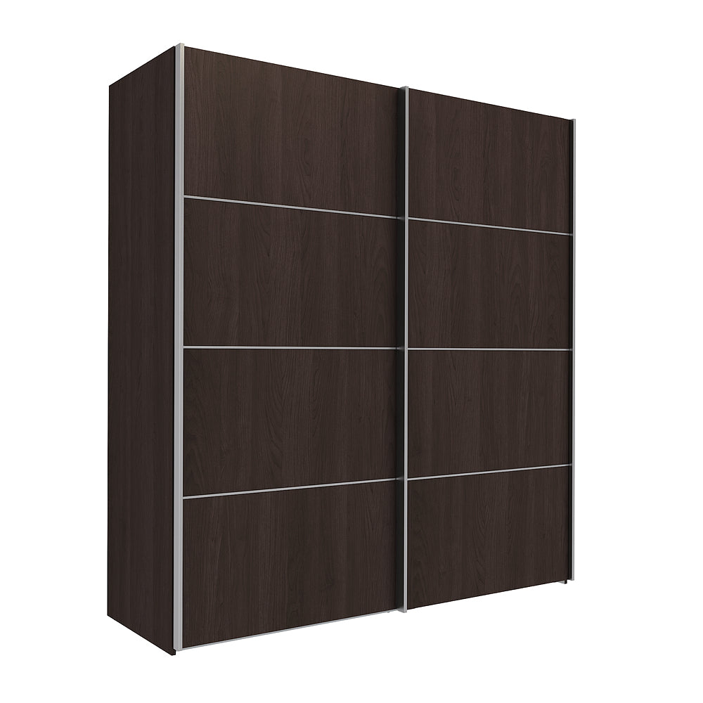 Verona Schiebetürenschrank 182 x 202 cm Kaffee