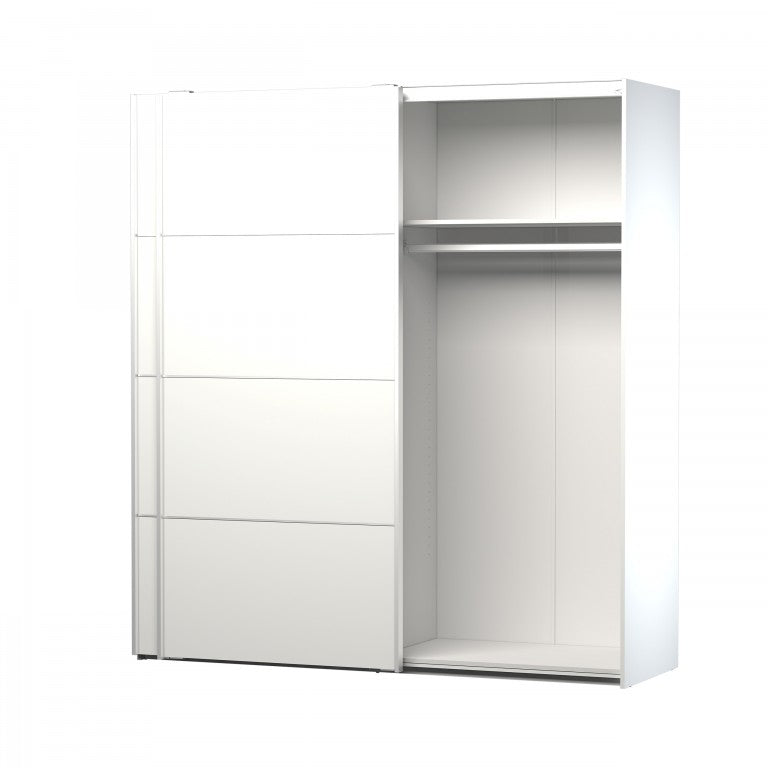 Verona Schiebetürenschrank 182 x 202 cm Weiß