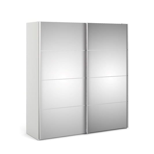Verona Schiebetürenschrank 182 x 202 cm Weiß
