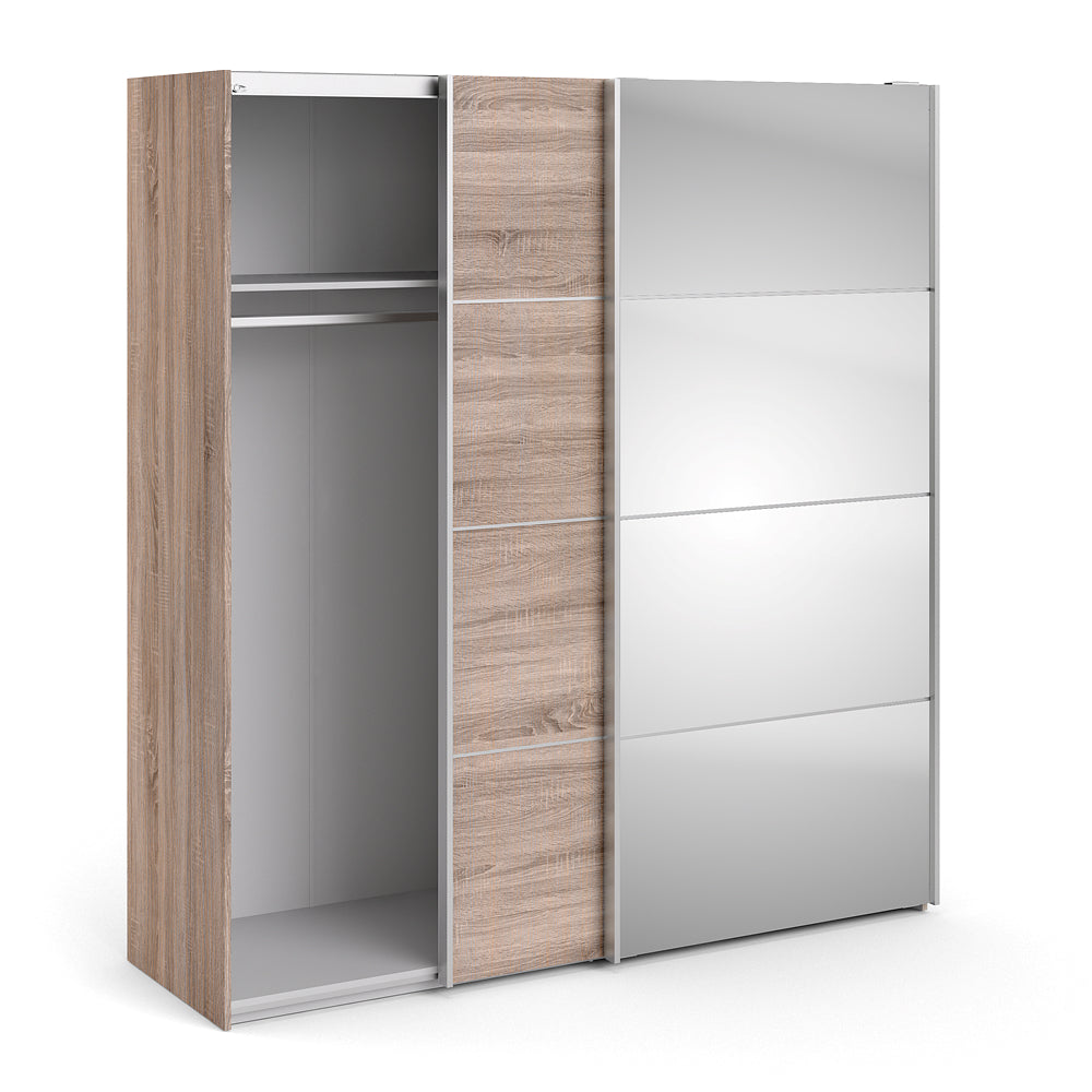 Verona Schiebetürenschrank 182 x 202 cm Trüffel