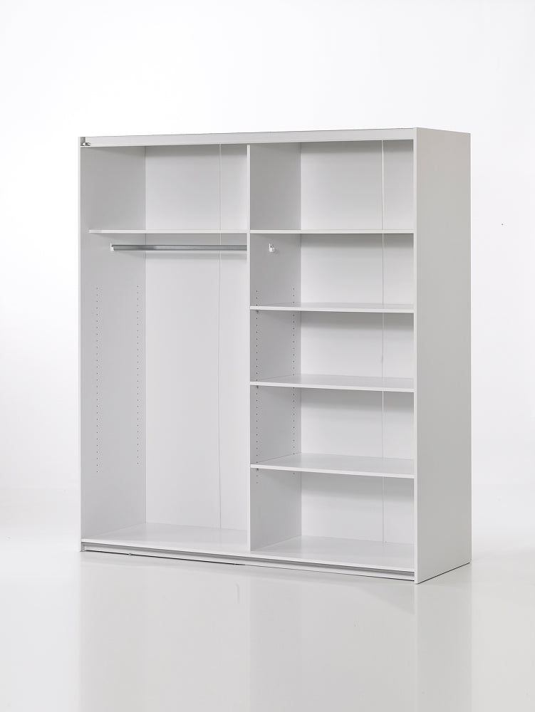 Verona Schiebetürenschrank 182 x 202 cm Weiß