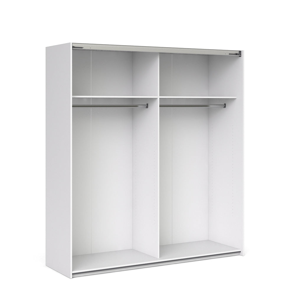 Verona Schiebetürenschrank 122 x 202 cm Weiß