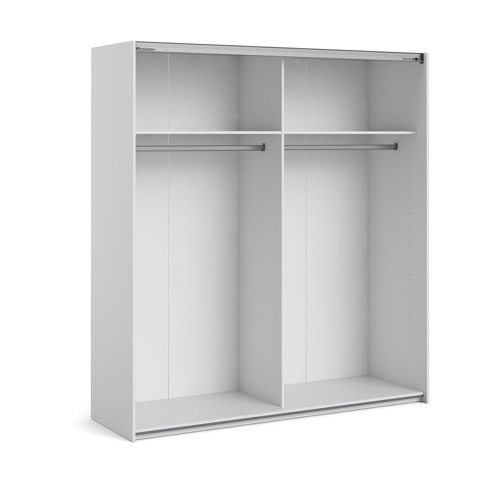 Verona Schiebetürenschrank 182 x 202 cm Weiß