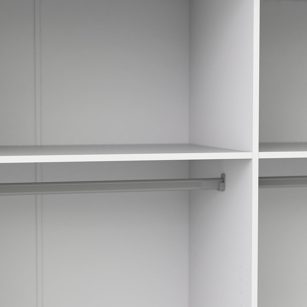 Verona Schiebetürenschrank 182 x 201 cm Weiß