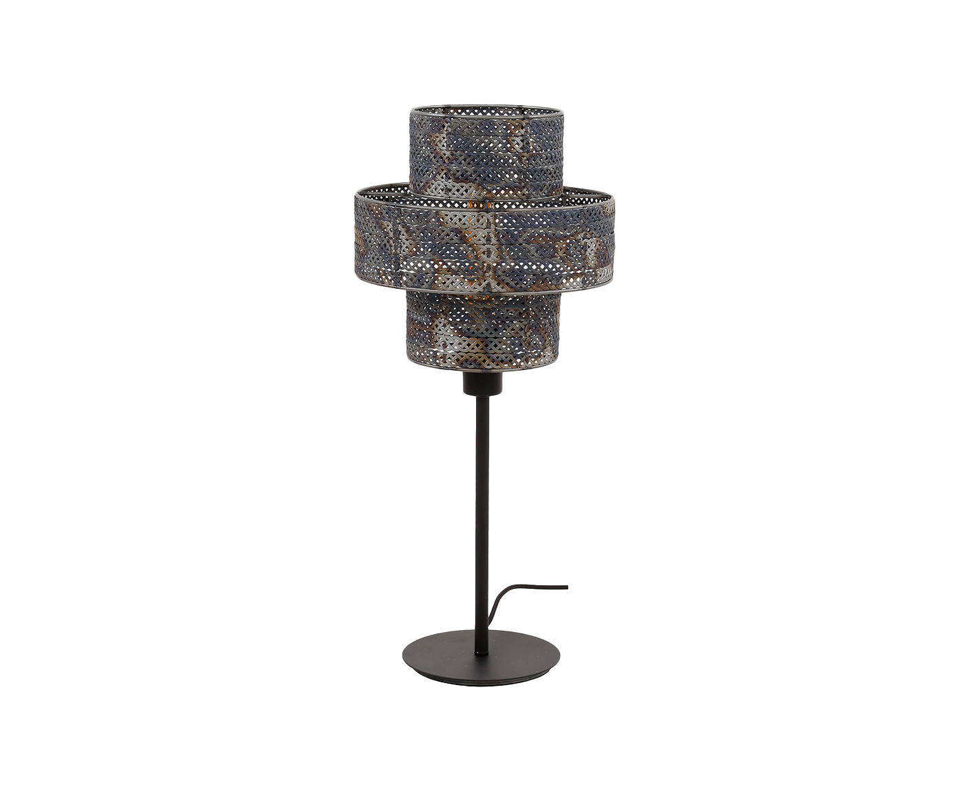 Tischlampe 1L Lantern / Schwarz-Braun
