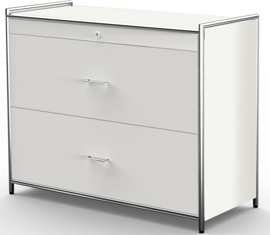 ARTLINE Hängeregistraturschrank Sideboard Aktenschrank Weiß