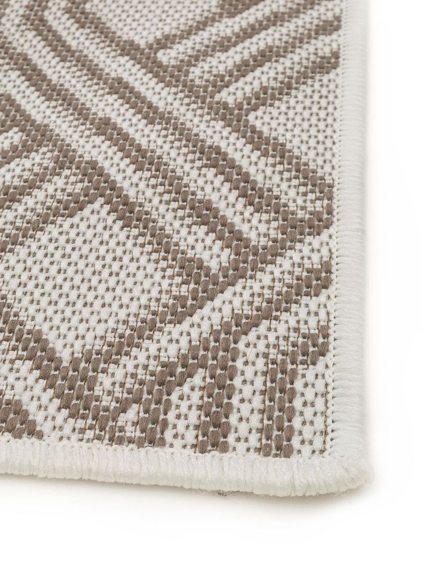 In- & Outdoor Teppich Nillo Grau / Taupe