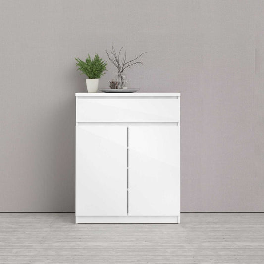 Sideboard NAIA Anrichte Kommode Weiß Hochglanz