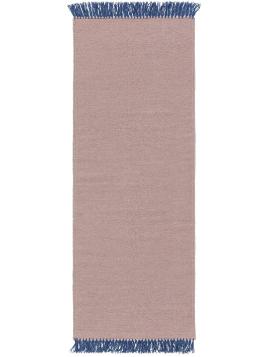 Wollteppich / Läufer Gitta 70x200 cm Lila / Blau