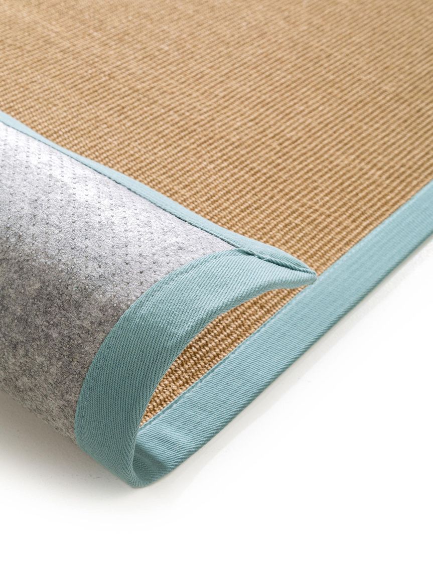 Sisalteppich Sisal Blau