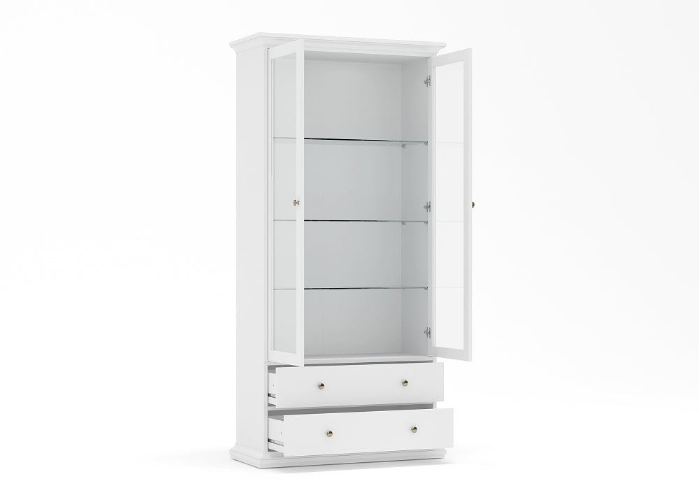 Paris Vitrine Weiß