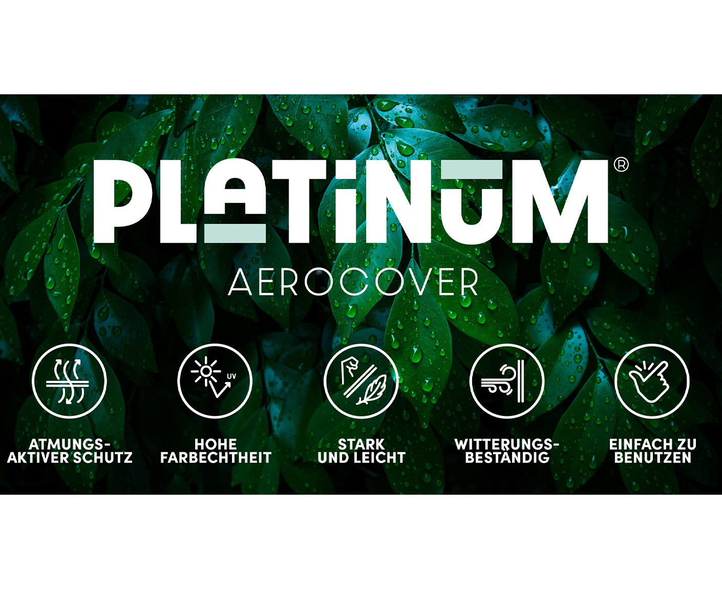 Platinum AEROCOVER Gartentisch Abdeckhaube