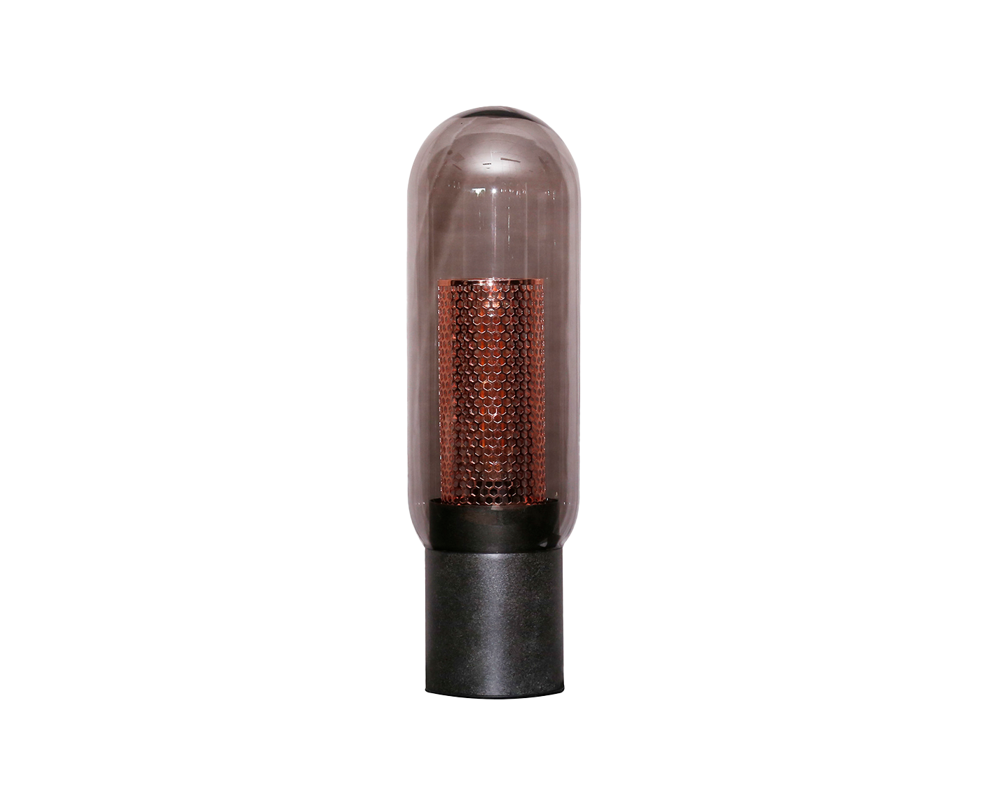Tischlampe Smoke Glass Artic Schwarz